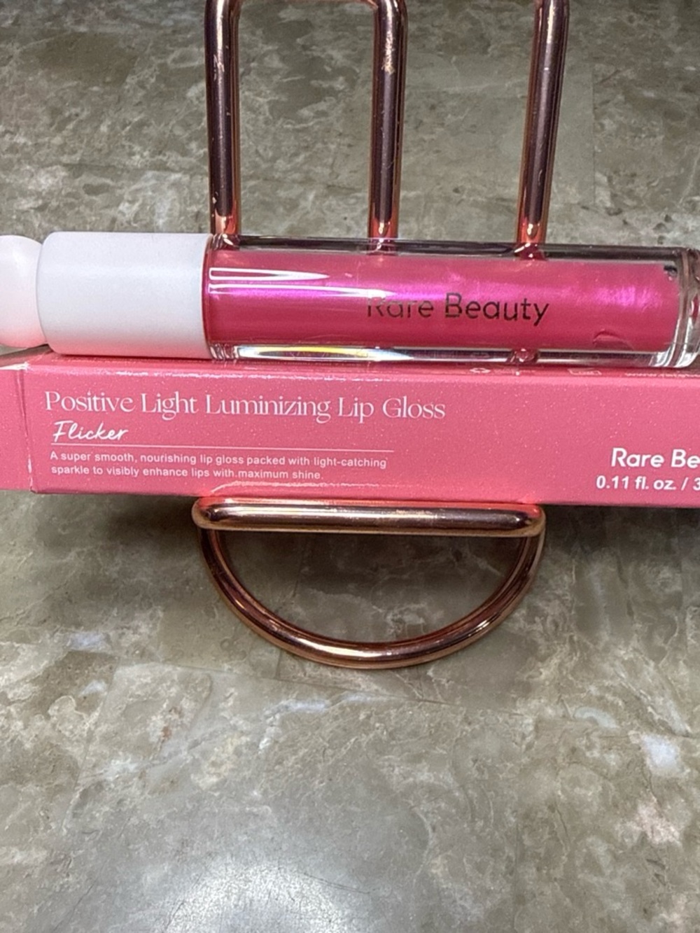 Rare Beauty Pink Luminizing Lip Gloss - Flicker